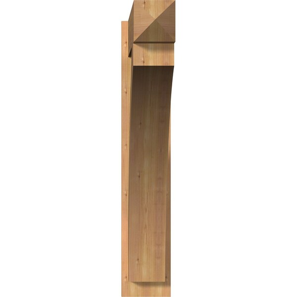 Thorton Arts & Crafts Smooth Outlooker, Western Red Cedar, 7 1/2W X 42D X 42H